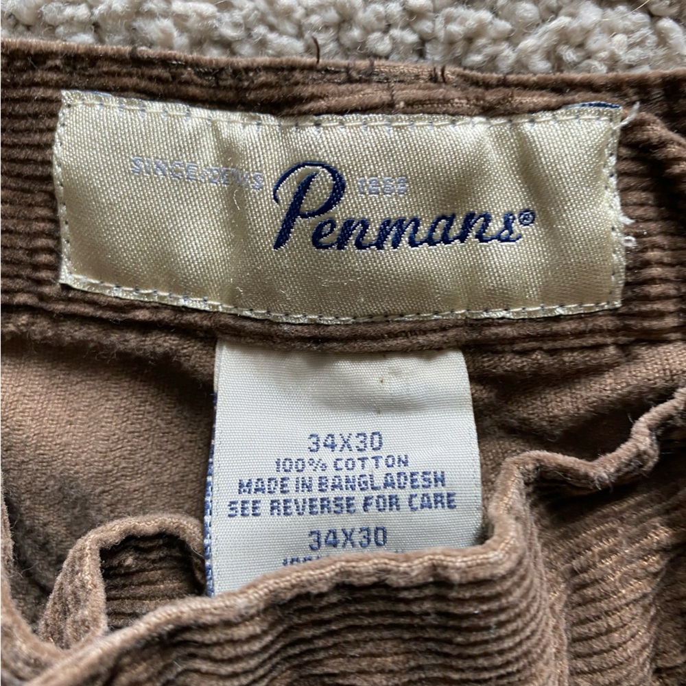 Vintage Penmans Brown Corduroys 100% cotton